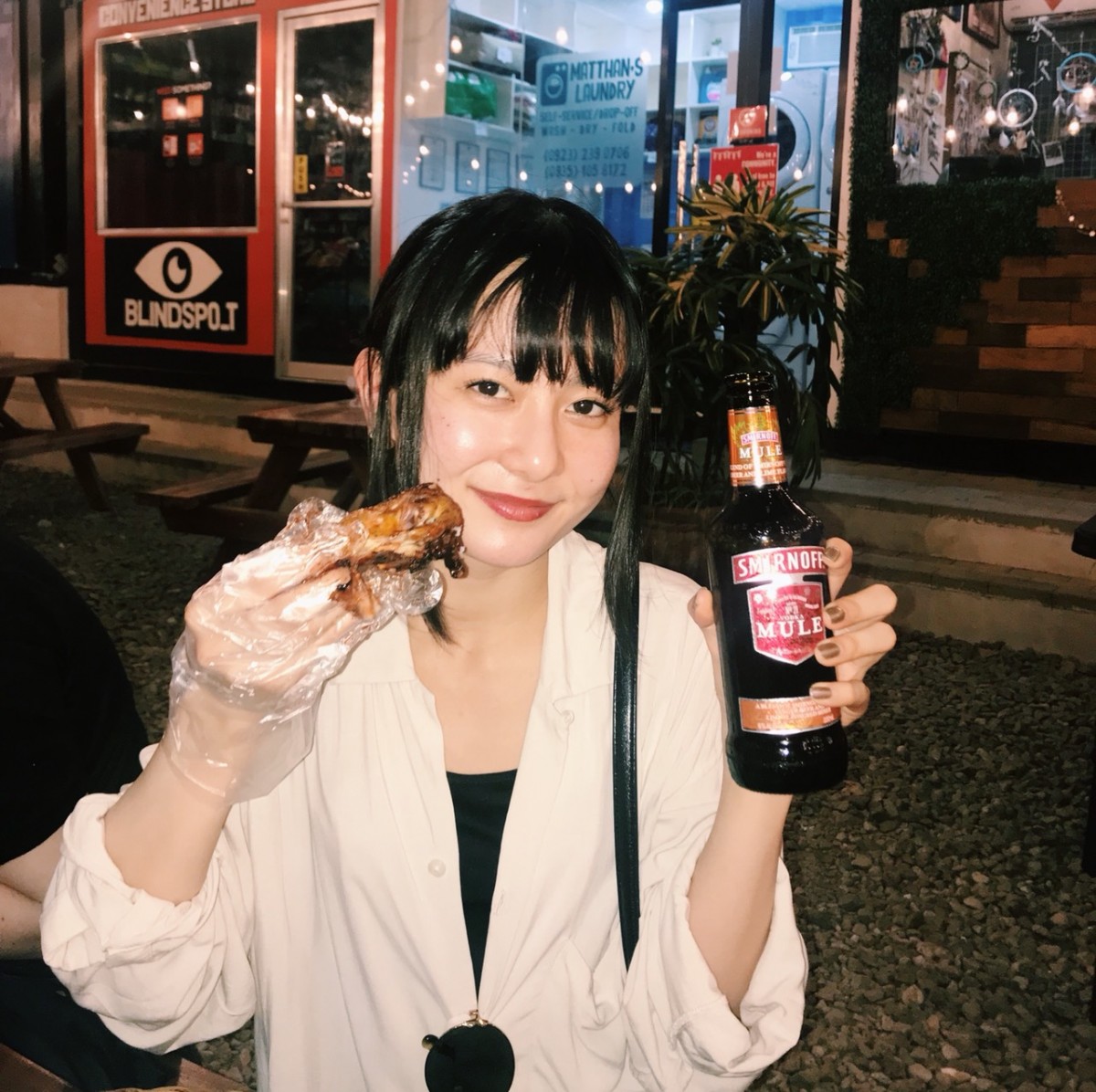 “東洋大学”小川琴美のフィリピンセブ留学【セブ初日の晩ごはんのことと語学学校】
