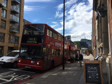 ロンドン観光！２階建てバスに初めて乗りました！