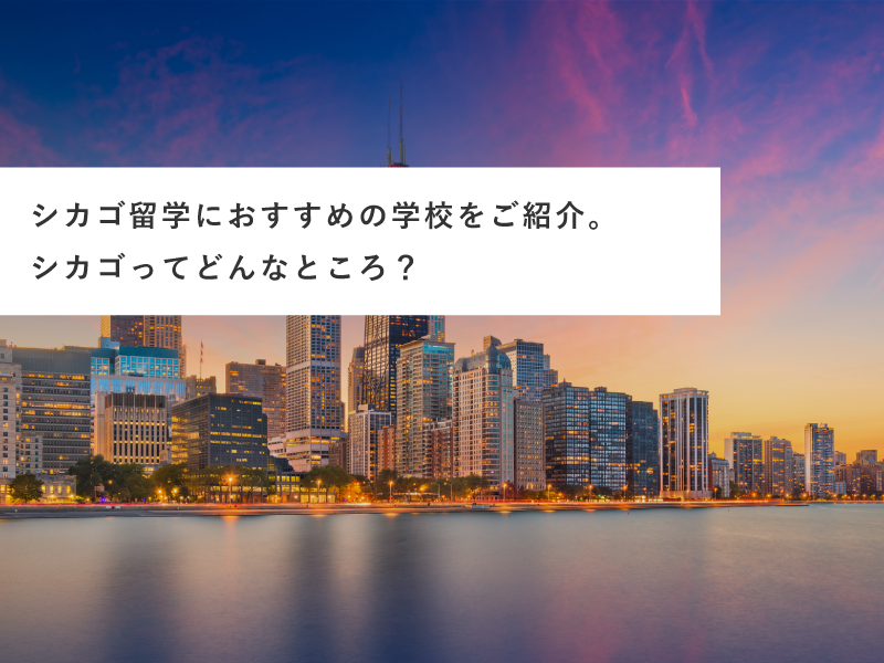 シカゴ留学におすすめの学校をご紹介。シカゴってどんなところ？