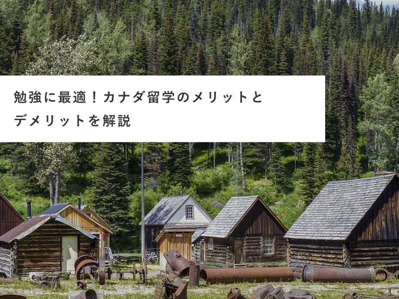 勉強に最適！カナダ留学のメリットとデメリットを解説