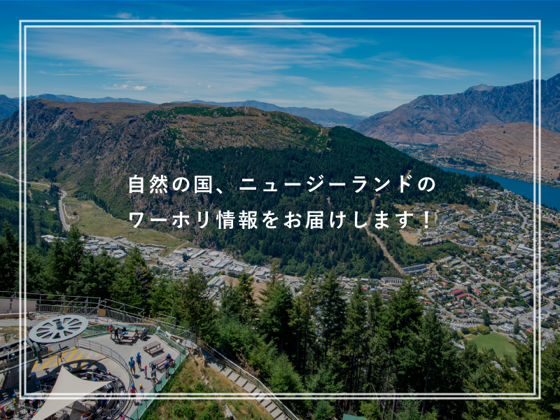 自然の国、ニュージーランドのワーホリ情報をお届けします！