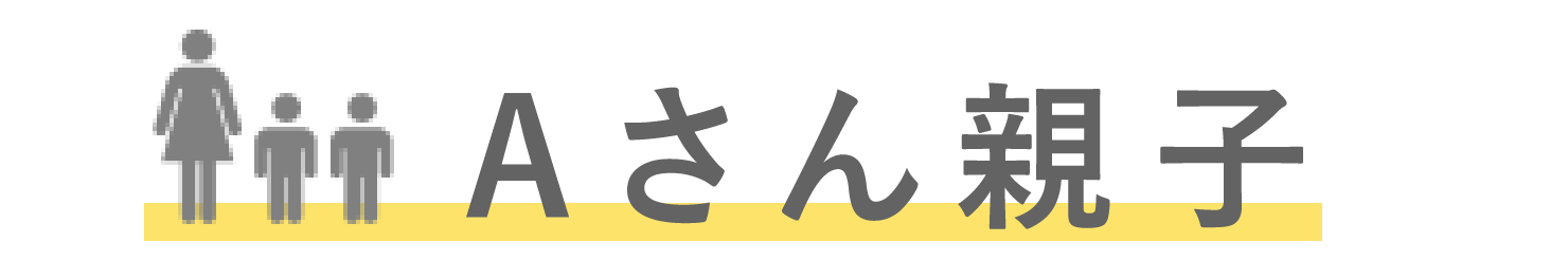Aさん親子